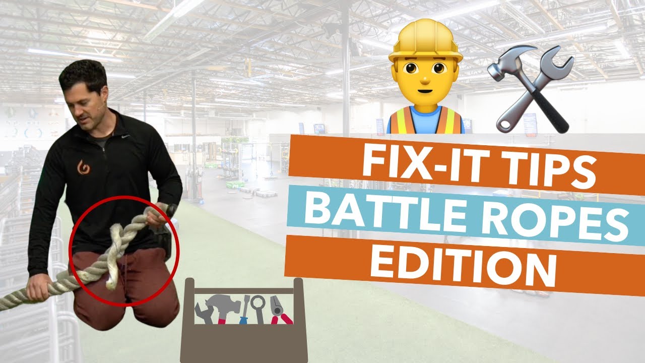 How to Fix a Broken Battle Rope | Personal Trainer Tips