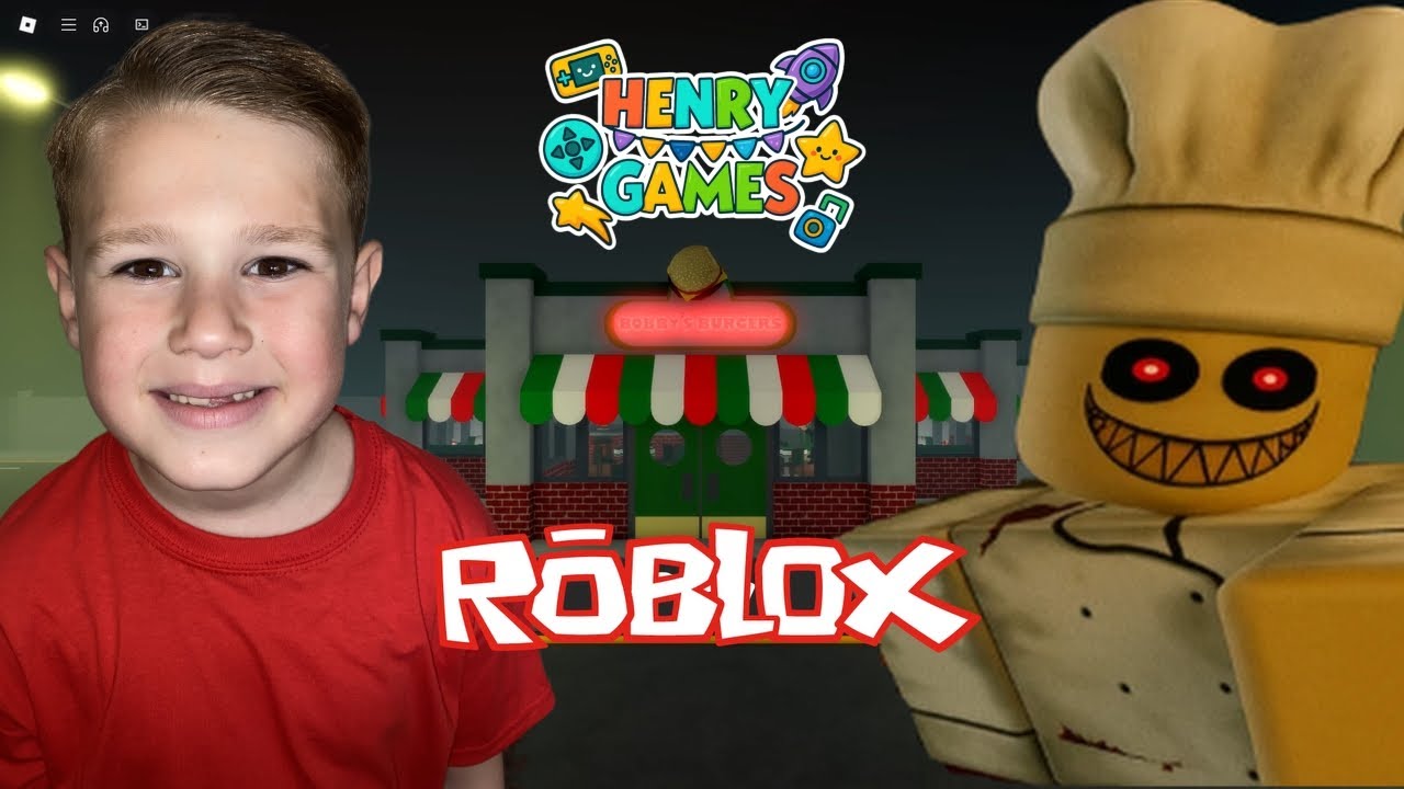 Did EVIL BOBBY CATCH me?! | HENRY GAMES | Escape Bobby's Burgers on Roblox |
