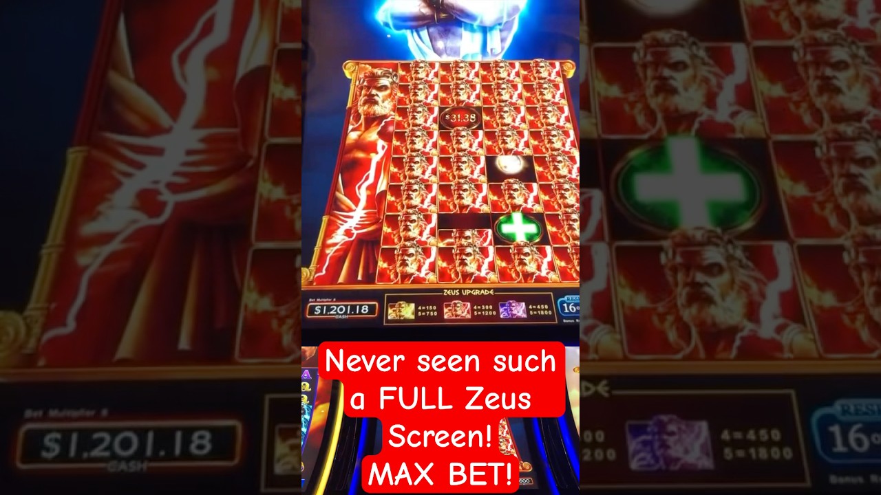🚨MONSTER ZEUS WIN!! This slot delivered! #casino #slot #slotmachine