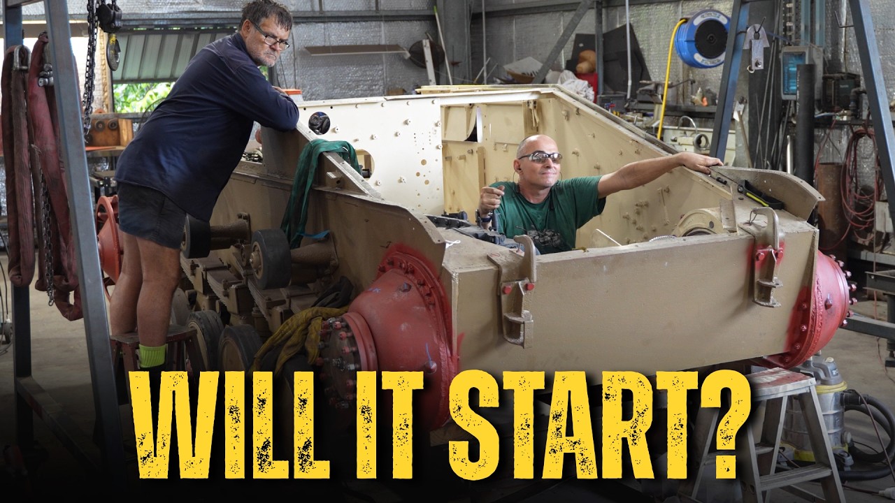 Firing Up Our Wespe for the FIRST TIME &mdash; WWII German SPG Restoration