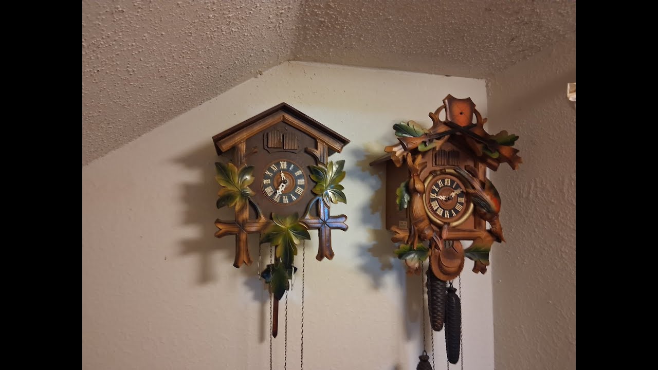 Repairing an antique or close to it musical 30 hour cuckoo clock Part 2 of 2