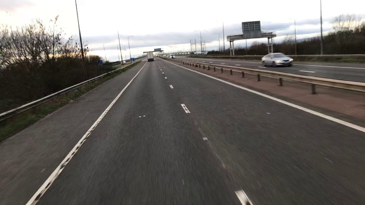 Second Severn Crossing Toll Free.M4 Motorway Wales.UK