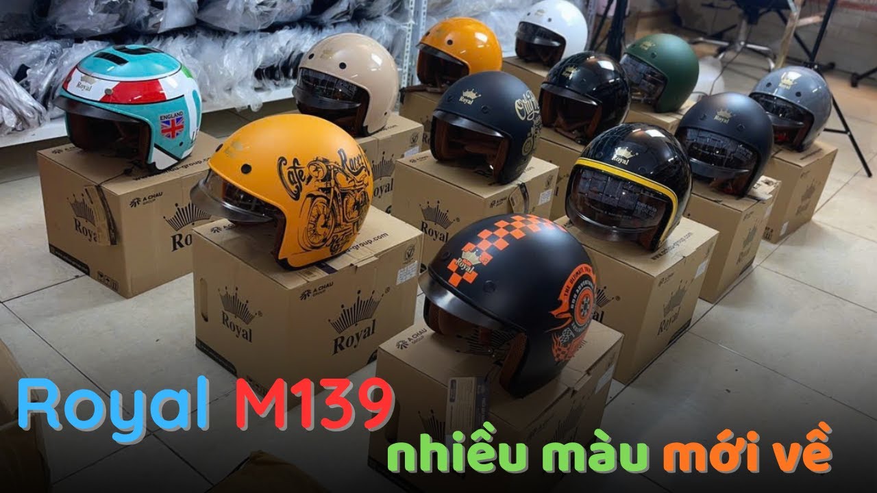 Nhiều Màu Mới Về Mũ Bảo Hiểm Royal M139 Kính Âm, Tin Vui và Tin Buồn muốn tâm sự với các bác