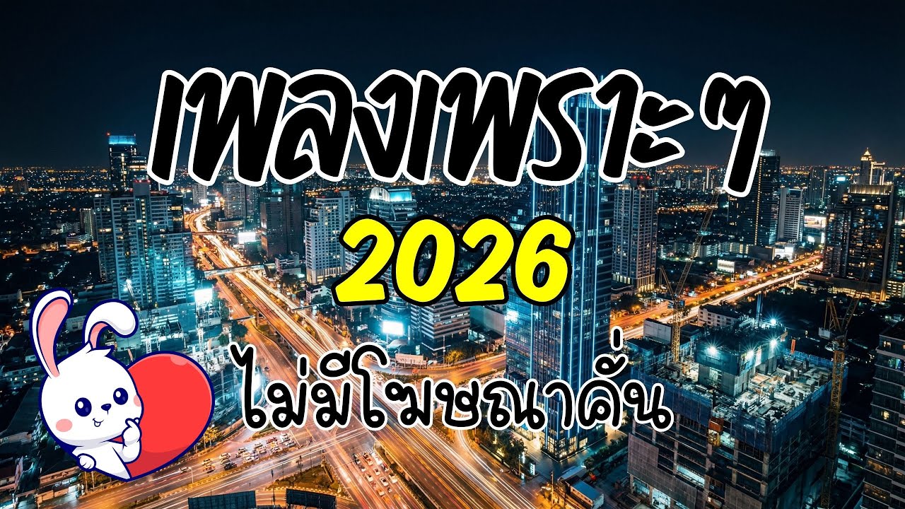 รวมเพลงเพราะๆ ฟังสบาย 2026 [Vol.20] 🎧 ฟังยาวๆ ต่อเนื่อง 🎸(ไม่มีโฆษณาคั่น) | กระต่ายอ้วน ชวนฟัง 🐰