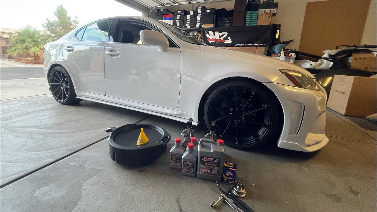 DIY: Lexus IS250 Oil Change and Maintenance Light Reset.