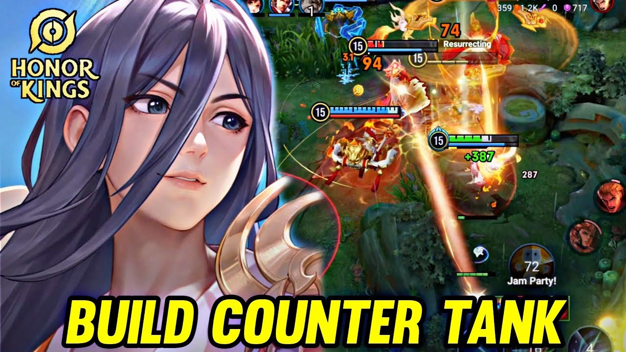 HOK : AUGRAN GAMEPLAY | BUILD DAMAGE COUNTER TANK - HONOR OF KINGS