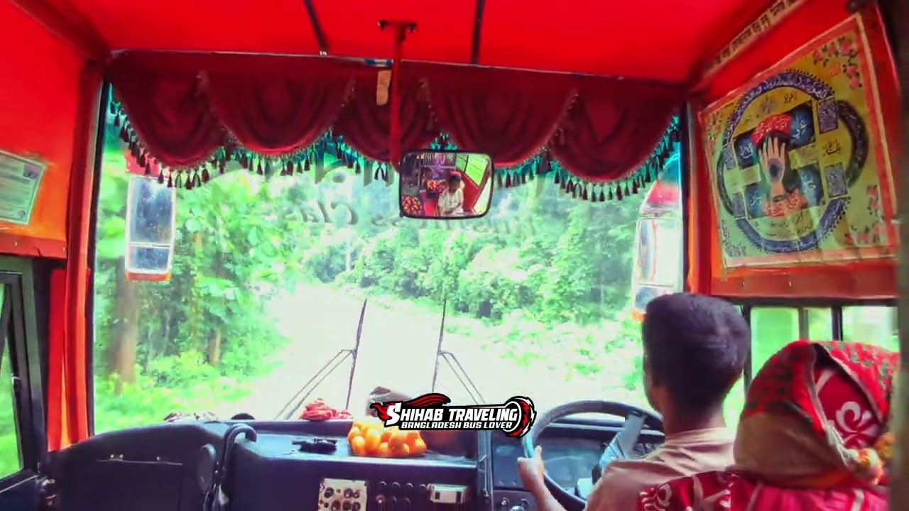খাগড়াছড়ির আকাবাকা রাস্তার সৌন্দর্যে আপনি প্রেমে পড়তে বাধ্য সাথে রয়েছে শান্তি পরিবহন💚🌿