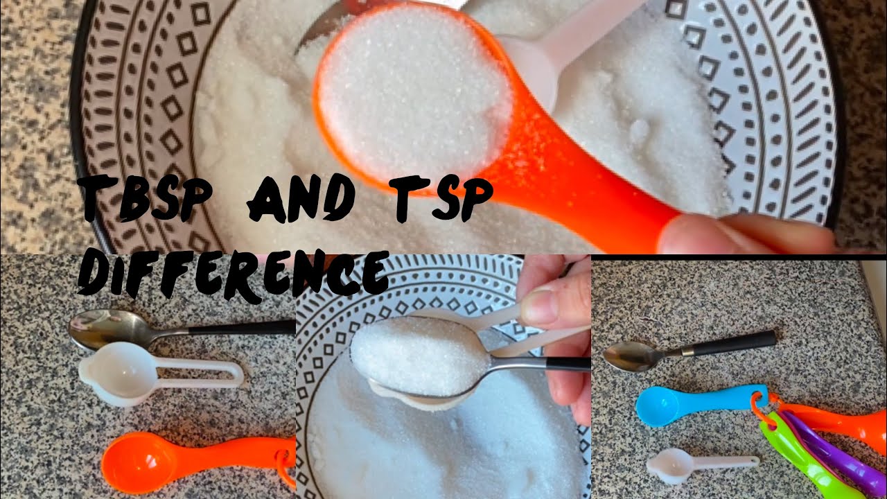 How Many Teaspoon in a Tablespoon? ||Difference Between Tsp and Tbsp || Tsps in a Tbsp