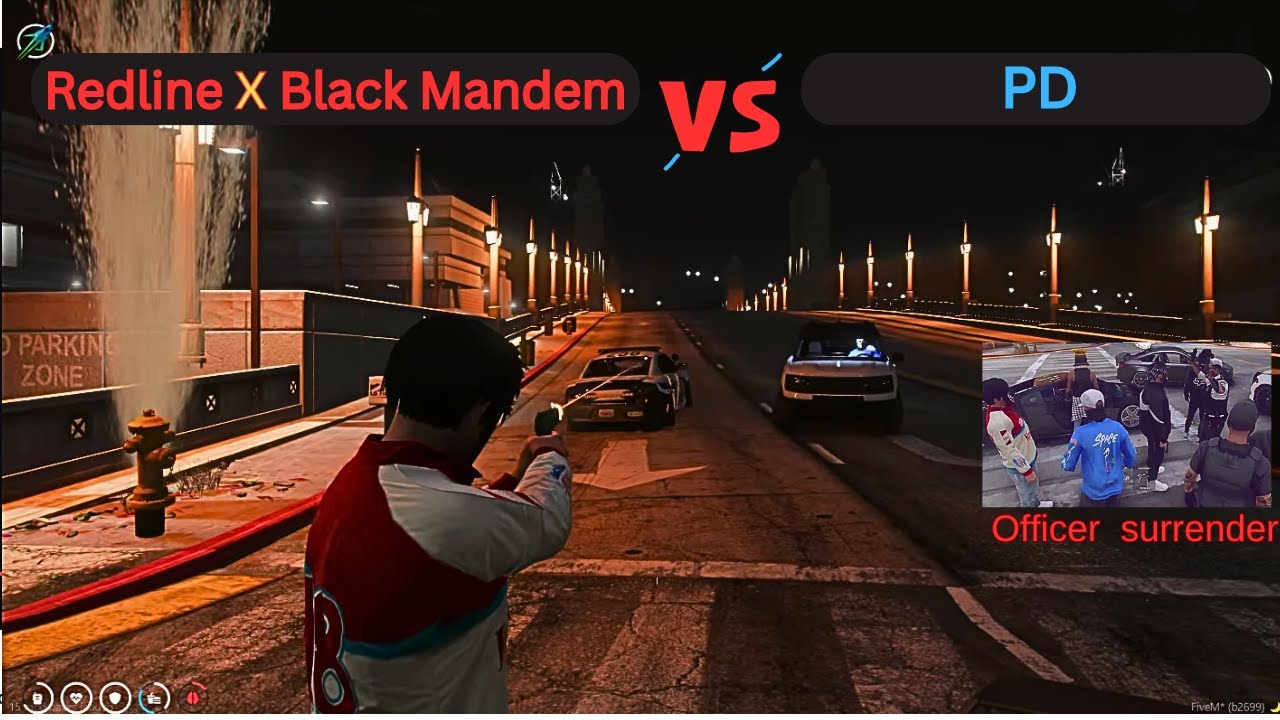 Redli﻿ne X Black Mandem Vs PD | Weed Hunt | Officer  surrender | Soulcity #soulcityhighlights