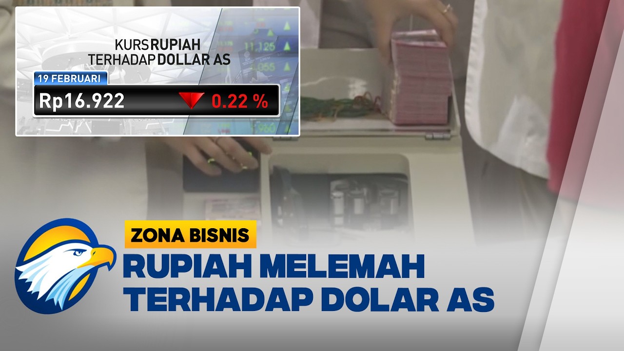 Rupiah Melemah Terhadap Dolar AS Tekanan di Pasar NDF Terus Berlanjut - [Zona Bisnis]