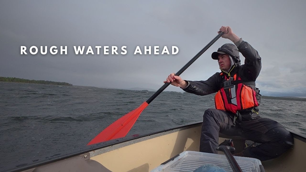 FIGHTING STRONG WINDS in my Canoe + REALTALK about my Struggle with Youtube