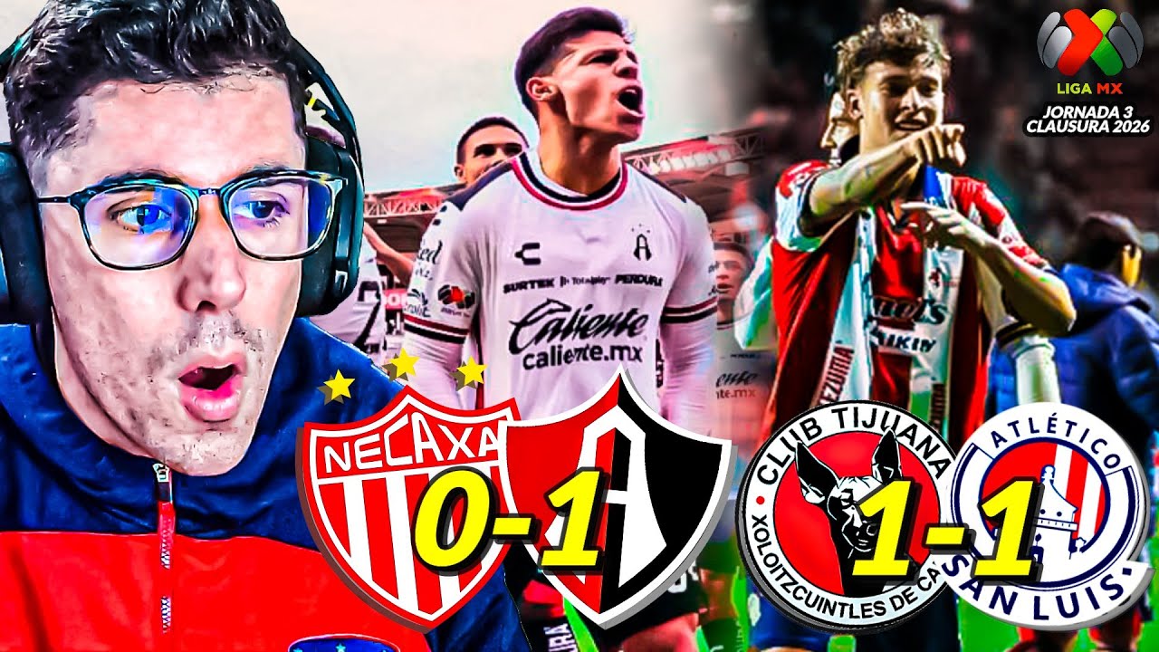 🦊 Victoria Importante ¡Empate Agónico! 😳 Necaxa vs Atlas · Xolos vs San Luis | Reacción y Análisis