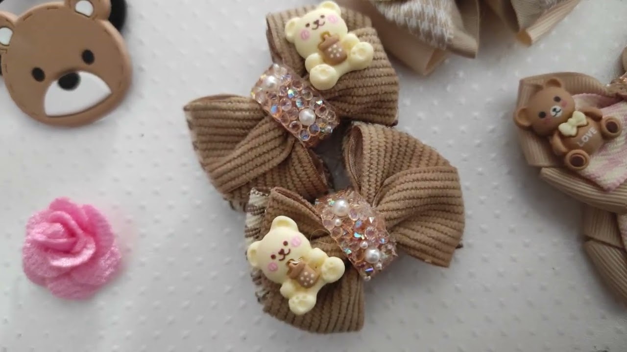 Coleção Urso 🧸 | Materiais Exclusivos para Laços e Acessórios