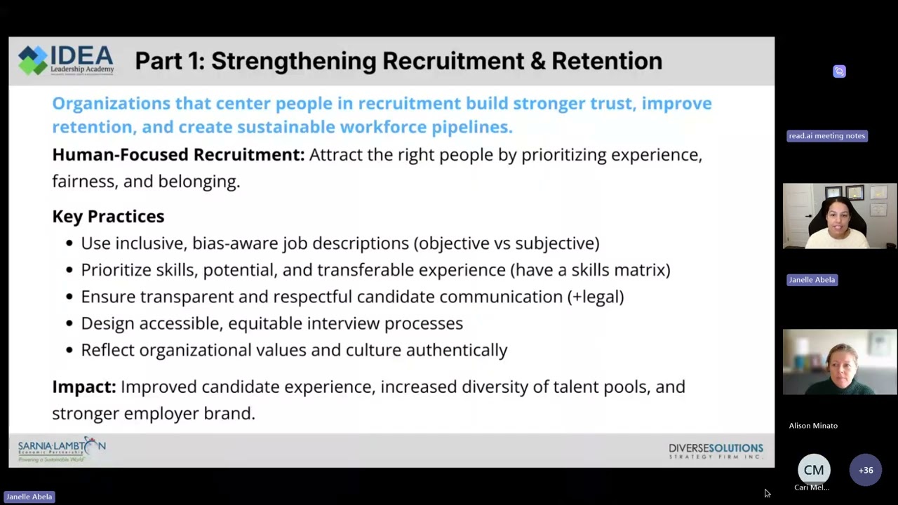 IDEA Leadership Academy | Practical Workforce Leadership for Sarnia-Lambton Employers