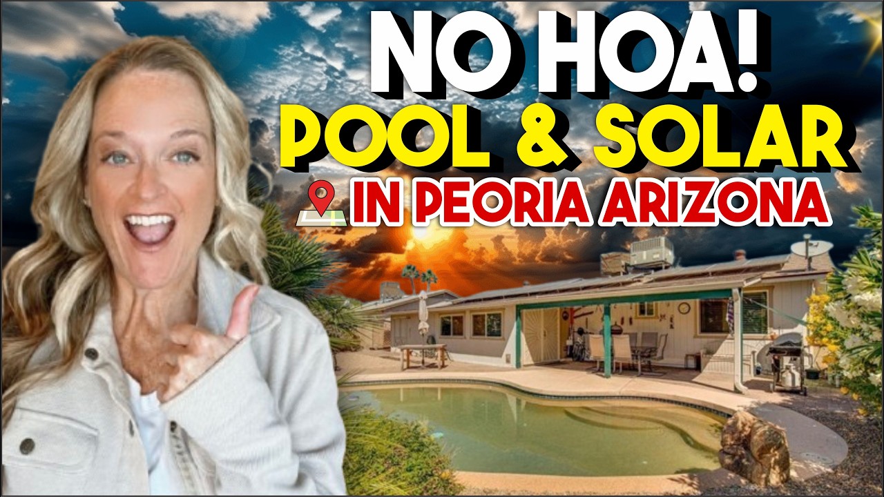 NO HOA Fees and a Pool in Peoria, Arizona? Is This the Perfect Home?
