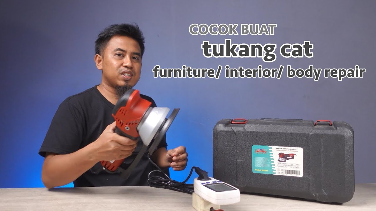keren, mesin amplas & polisher jadi satu - WIPRO W4215 MULTIFUNCTION ORBITAL SANDER POLISHER