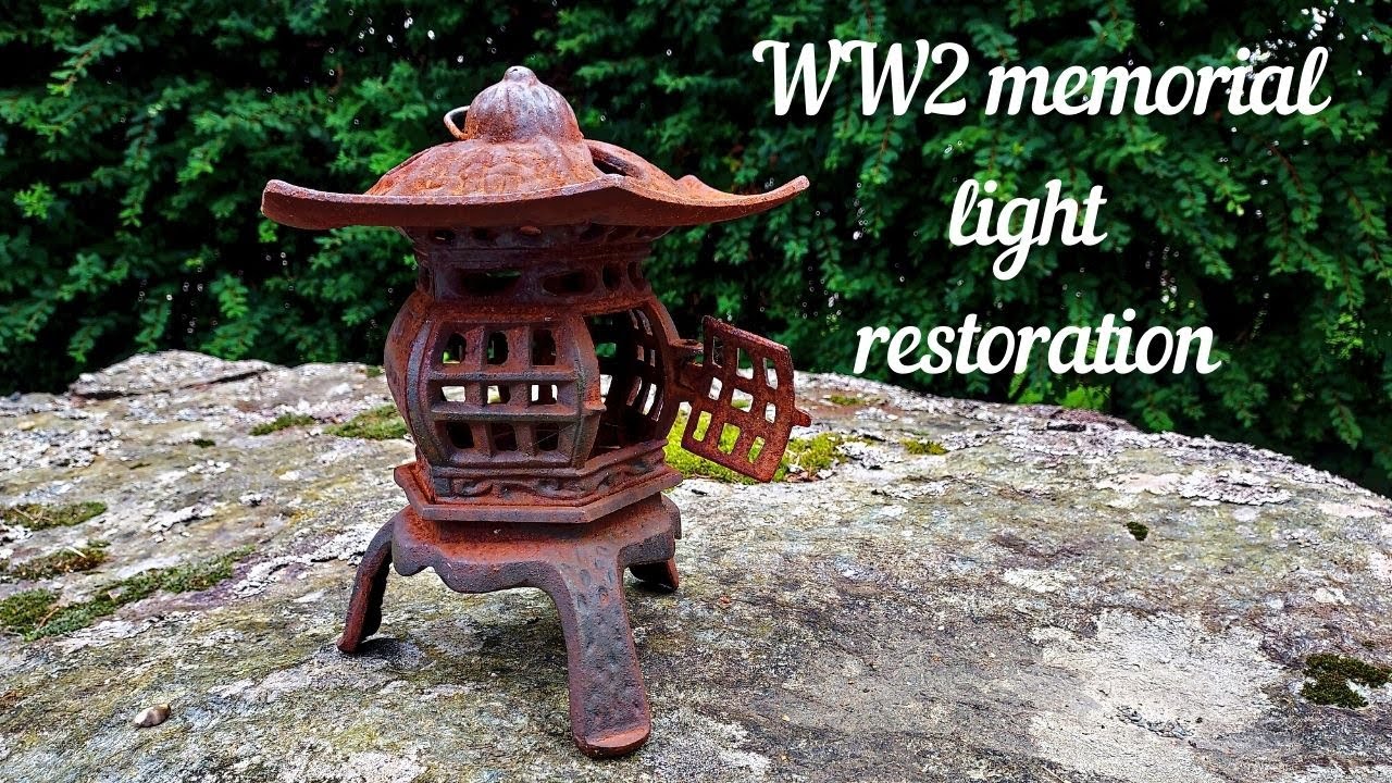 WW2 memorial light restoration.