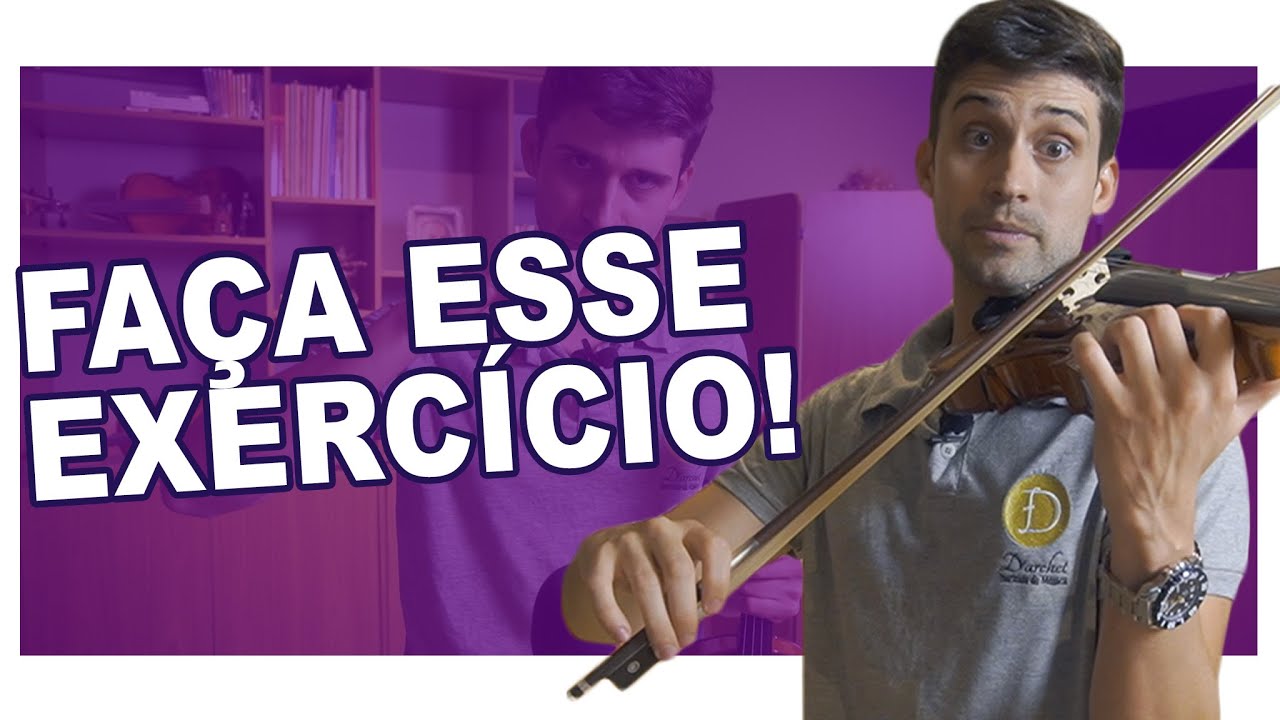 Um dos exercícios para destravar sua mão direita do arco do violino