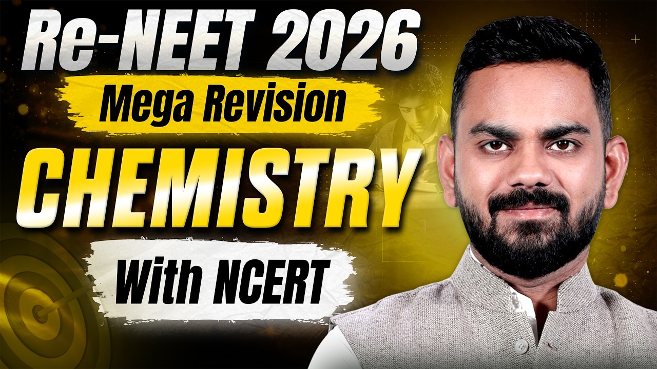 Re-NEET 2026: CHEMISTRY MEGA REVISION 🔥 Complete NCERT Focused | Arpit Saxena Sir
