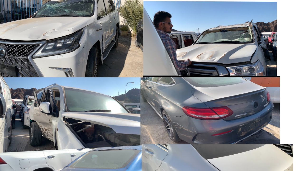 Crashed cars in Oman 