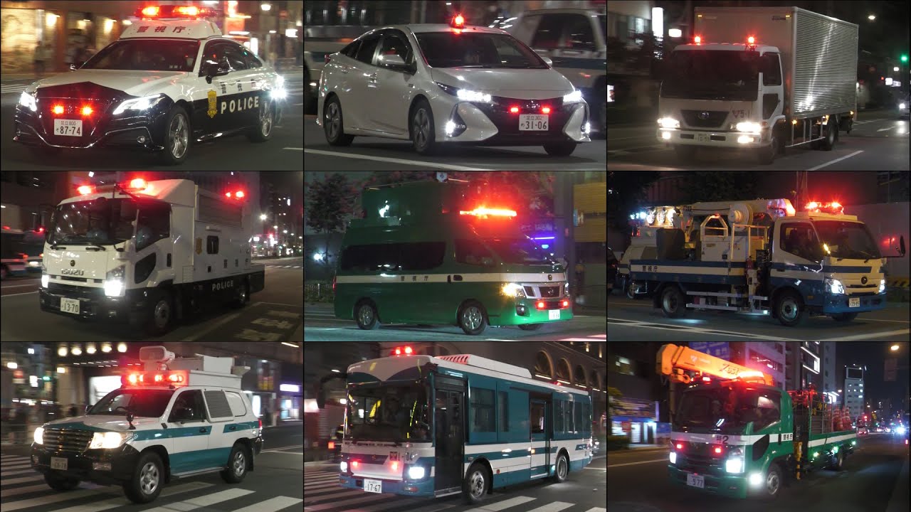 [SUMIDA FIREWORKS FESTIVAL - RARE vehicles responding!] Large deployment of TOKYO EMERGENCY SERVICES