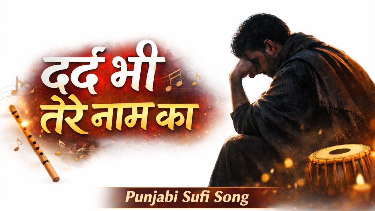 दर्द भी तेरे नाम का 🥀 | New Punjabi Sufi Song | Emotional Qawwali