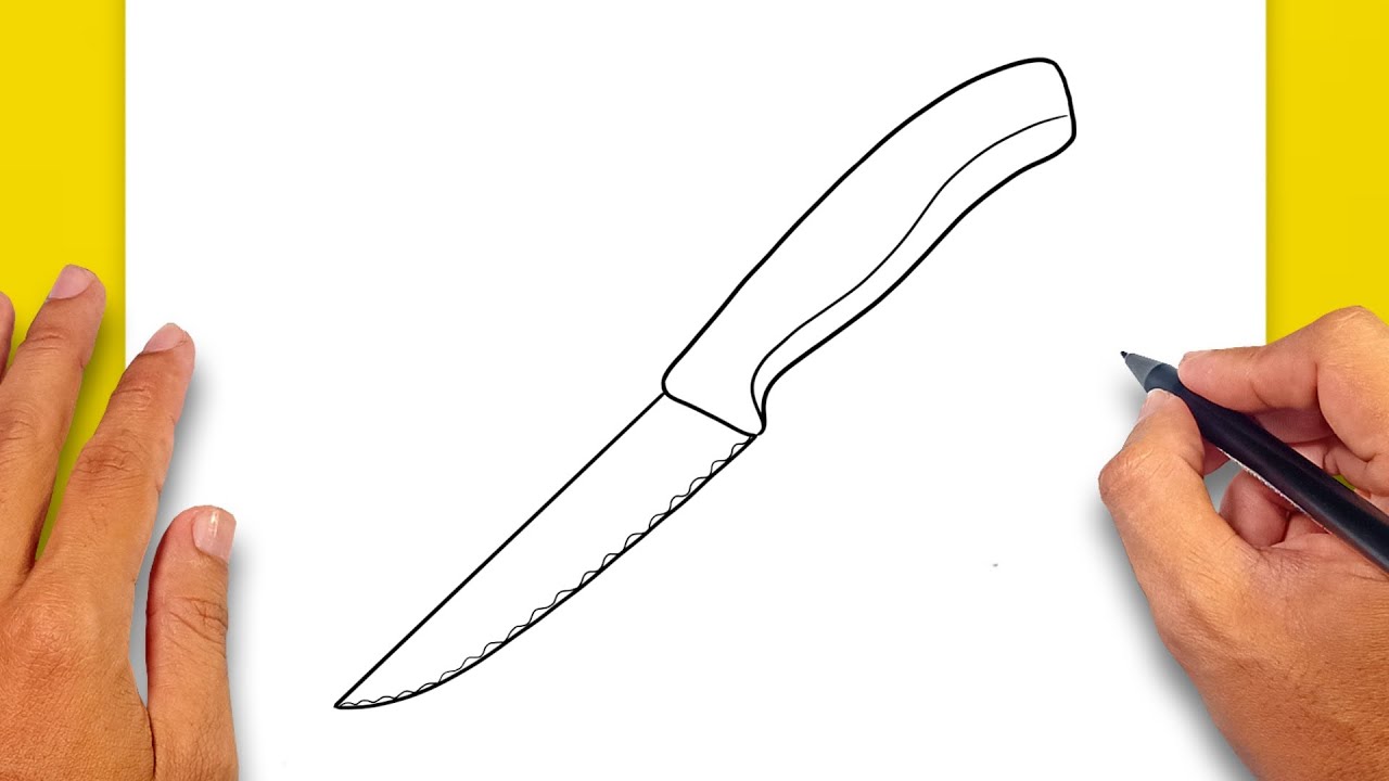How to draw Steak Knife