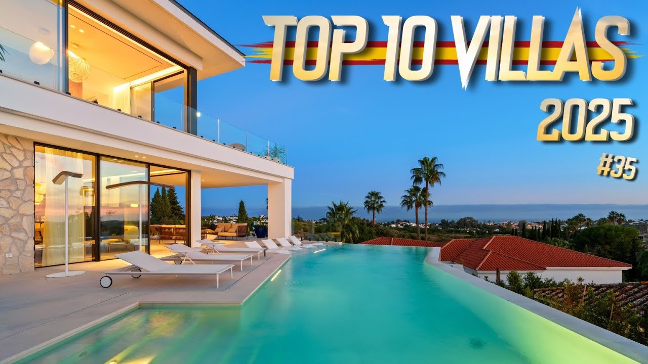 ТОП-10 РОСКОШНЫХ ДОМОВ 2025 ГОДА В #Марбелье #Испания #КостаДельСоль (Часть 35) | 4K
