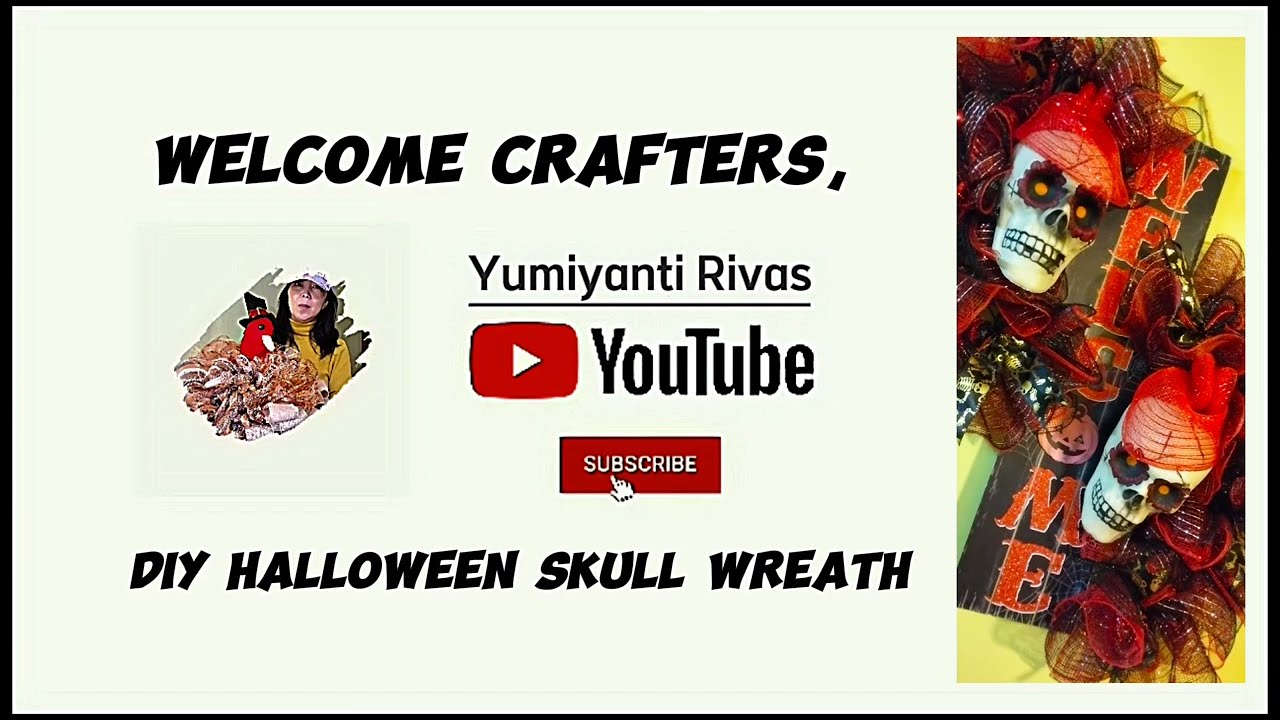 DiY Halloween Party Wreath Full Tutorial