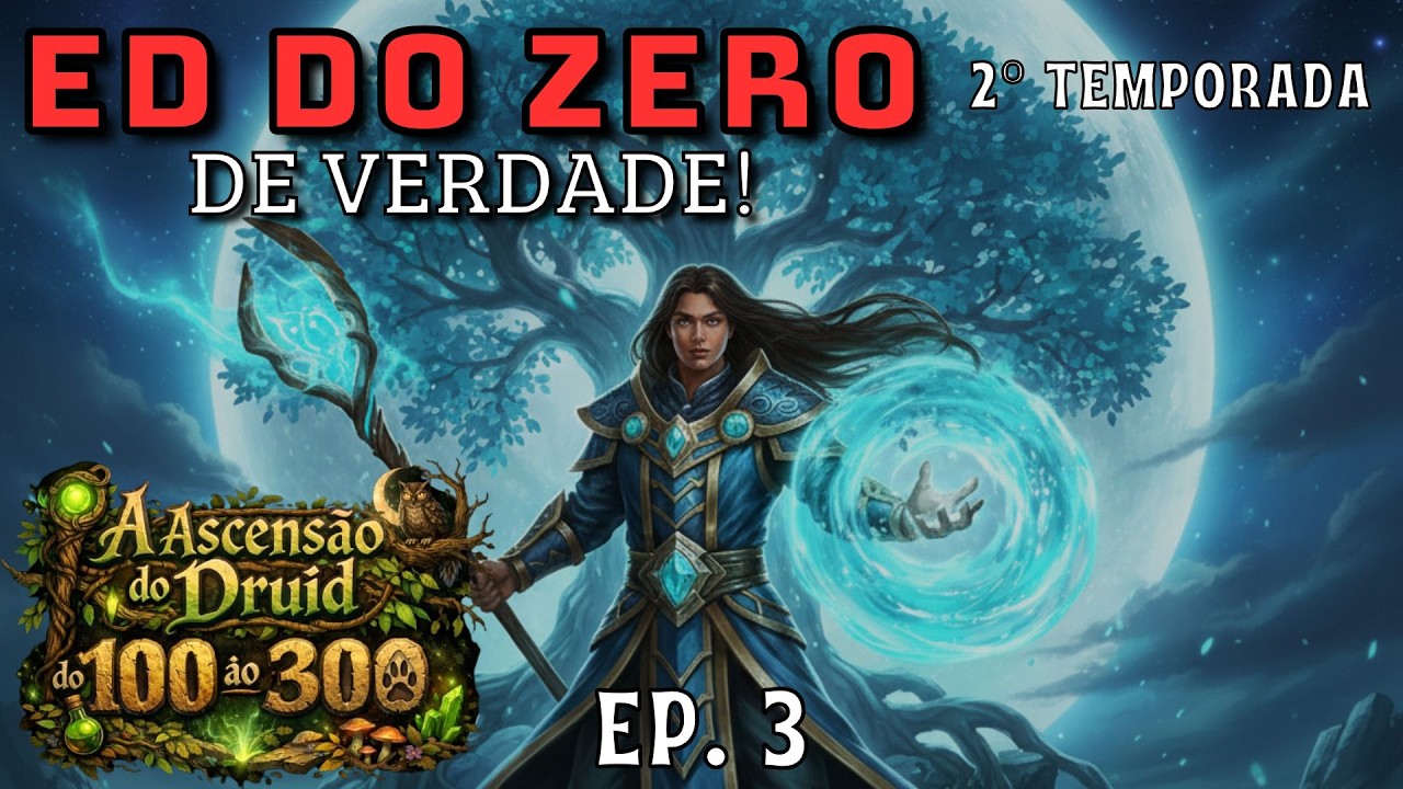 Testando Rotas: XP, Profit, Bestiário - Ascensão do Druid | ED do ZERO de VERDADE 100 ao 300 | Tibia