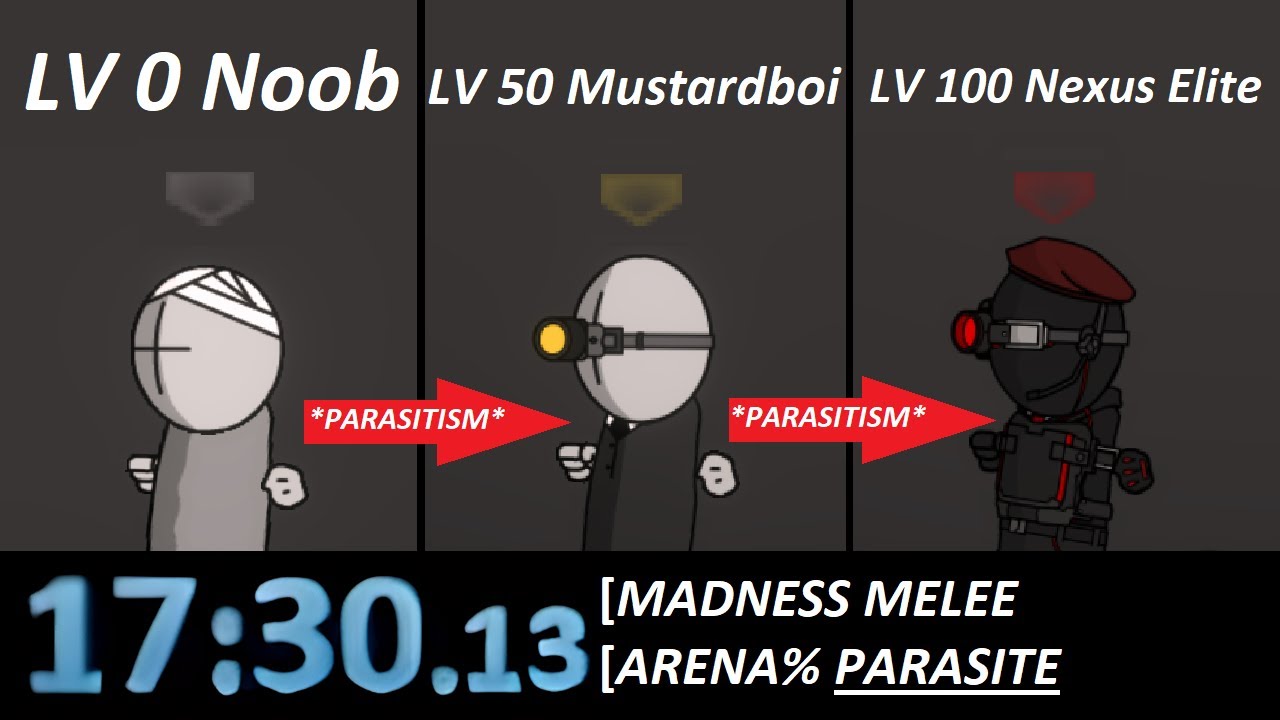 [WR] Madness Melee 7.9 | Arena% Speedrun | 17:30 | Parasite Origin, Normal Difficulty