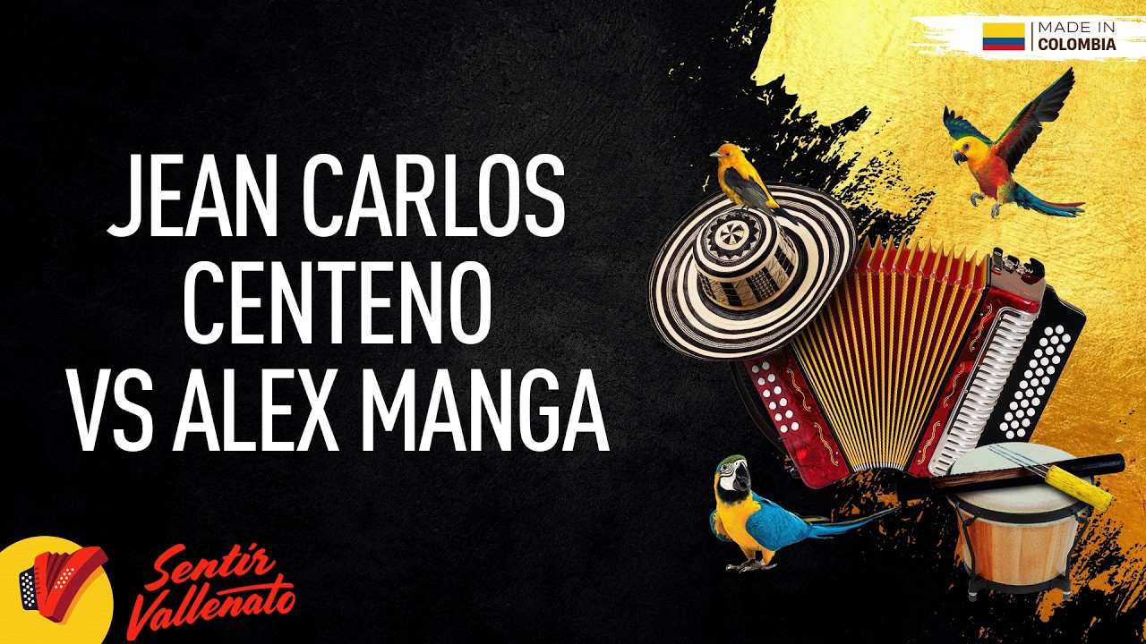 Jean Carlos Centeno VS Alex Manga, Video Letras - Sentir Vallenato