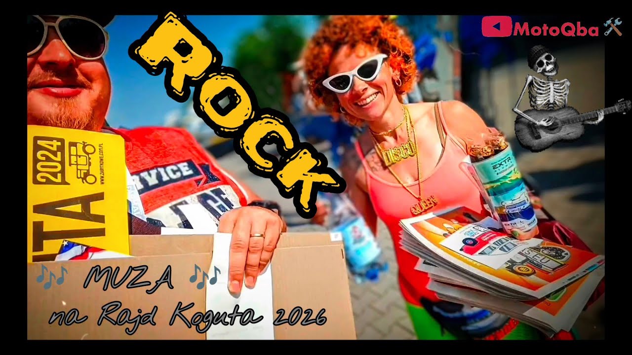 NUTA na RAJD KOGUTA 2026 wersja MOCNY ROCK hymn rajdu muzyka piosenka #MotoQba 
