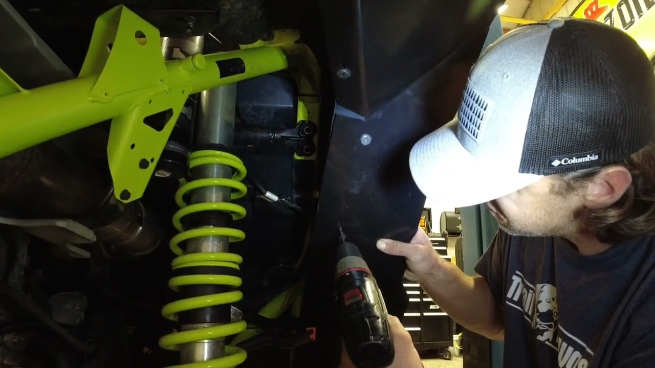 Trail Dawgs Can Am X3 Mud buster fender install