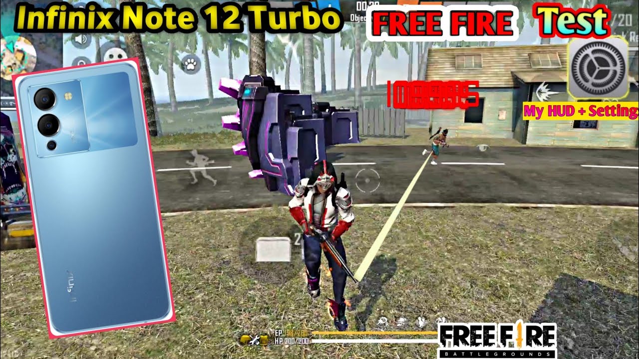 Infinix Note 12 Turbo Free Fire Heating + Battery Drain Test || Infinix Note 12 Turbo Gameplay Test.