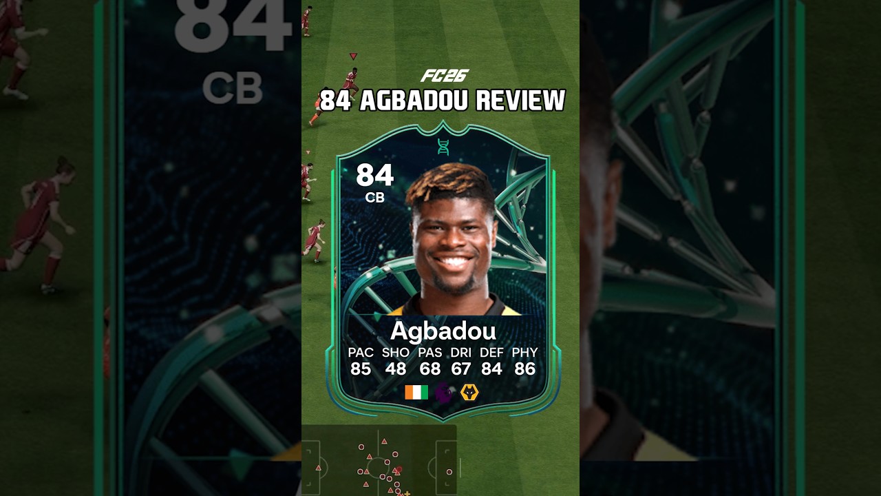 84 Agbadou Review in EA FC 26, first crazy evo of the year 🤩🤩 #shorts #short #fc26 #eafc26 #fc26evo