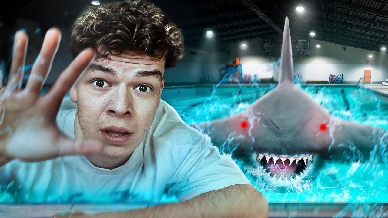 Ich Bade im Pool, aber ein Hai will mich Fressen… (Horror Game)