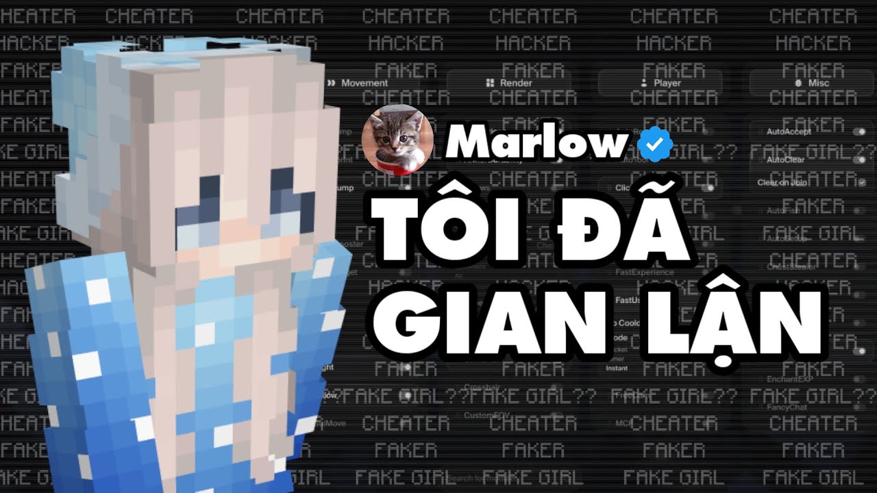 NỮ NGƯỜI CHƠI MINECRAFT PVP GIỎI NHẤT THẾ GIỚI LÀ KẺ GIAN LẬN?