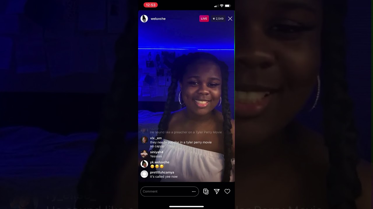 10/16 WELUVCHE MONKEY LIVE ON IG PT. 1