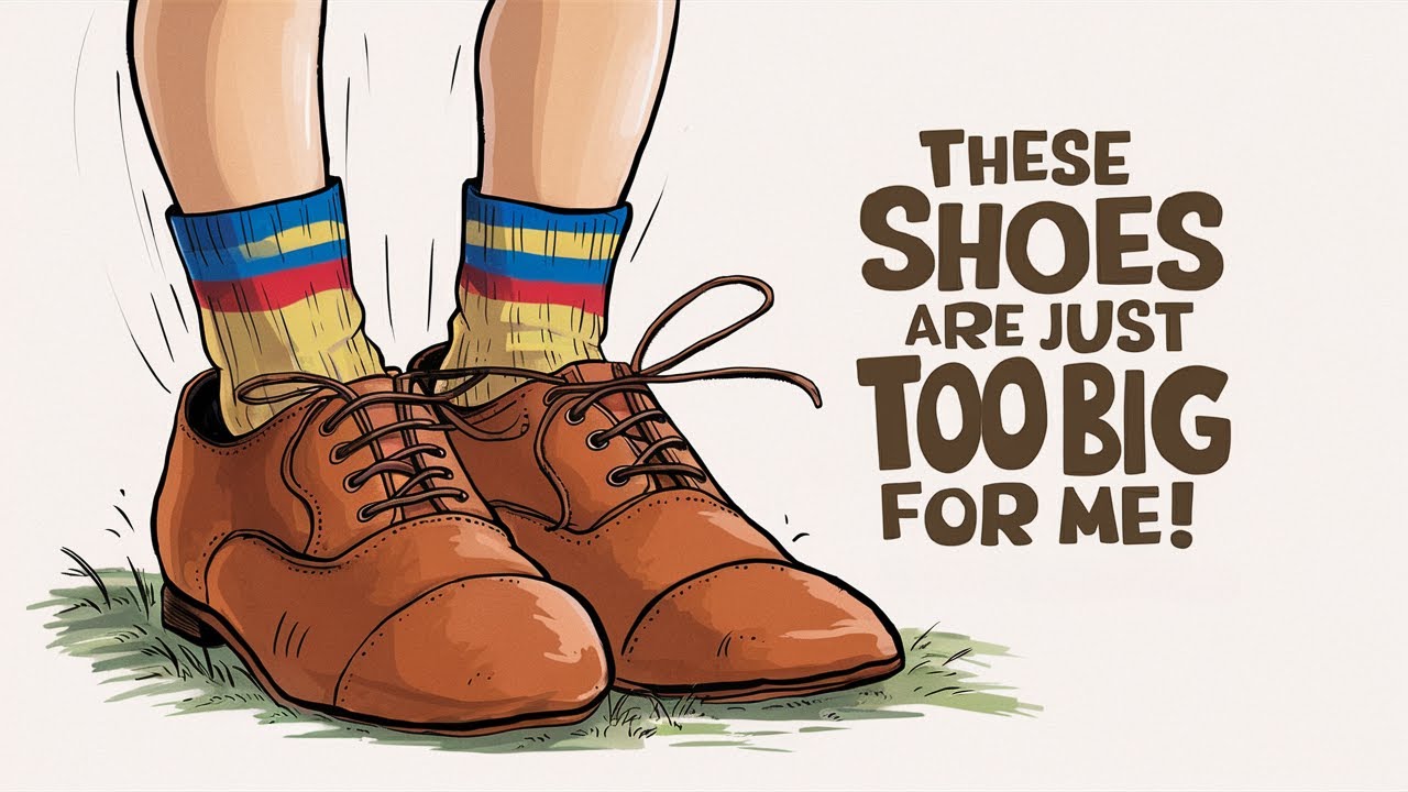 Kids Poem Song | These Shoes are TOO Big for Me!