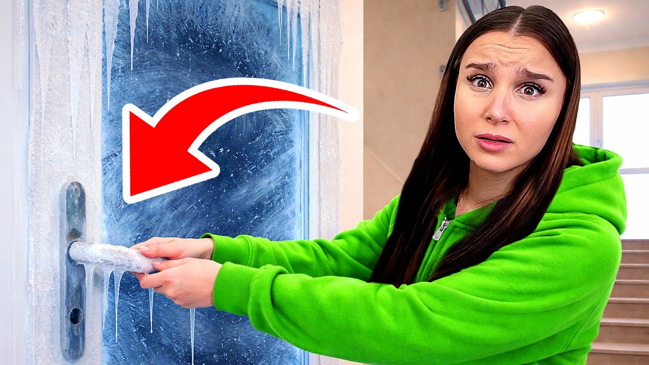HAUSTÜR EINGEFROREN wegen SCHNEESTURM! ❄️😰 (HILFE!)