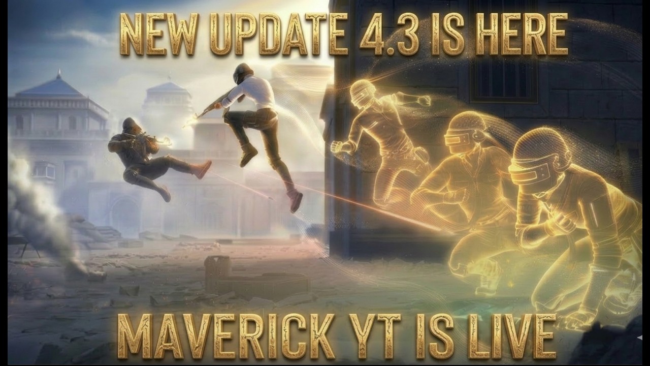 BGMI 4.3 update is here 🔥MAVERICK YT🤫60 fps gameplay 🤫Road to 1k subscribers/night streaming