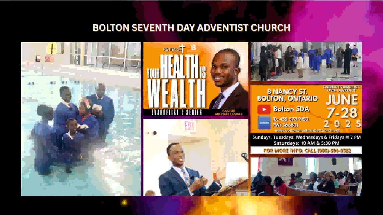 Baptism at Bolton Seventh Day Adventist Church