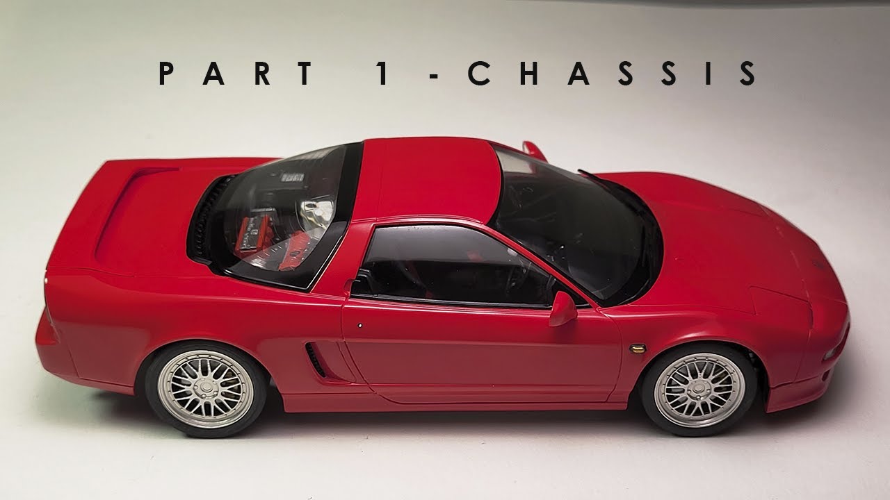 Tamiya Honda NSX | 1:24 Scale | Part 1- Chassis | 3D Printed Parts
