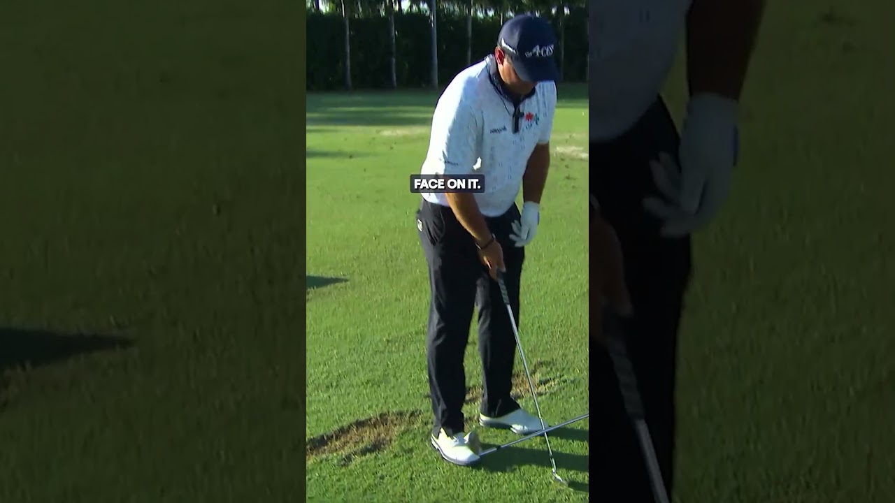 How To Hit A Draw With Patrick Reed -Full Video Here 🔗 #4acesgc #golfswing #dustinjohnson #livgolf