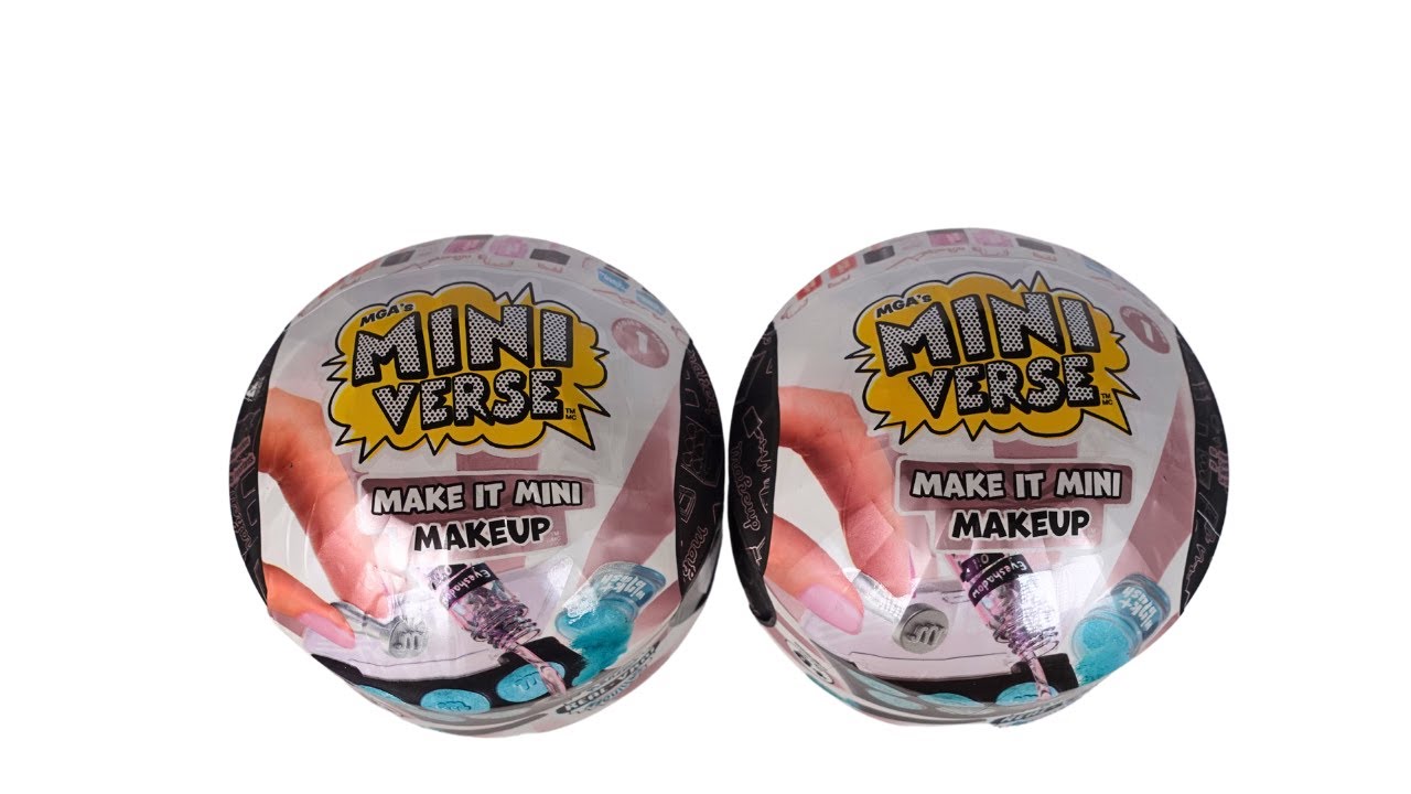 Miniverse Make It Mini Makeup Series 1 Blind Box REAL MAKEUP DIY Resin Craft Unboxing Review