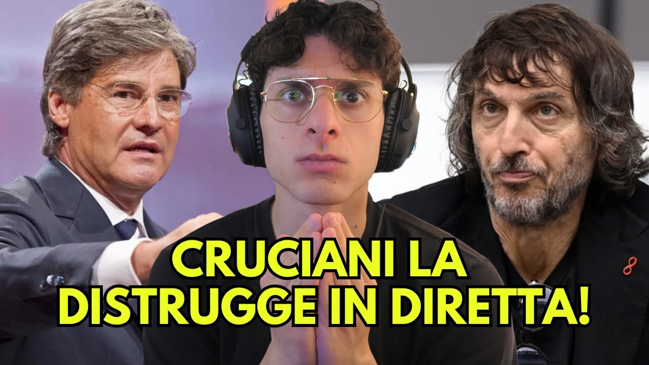 Cruciani DISTRUGGE Studentessa ANTI-MELONI a Dritto e Rovescio!