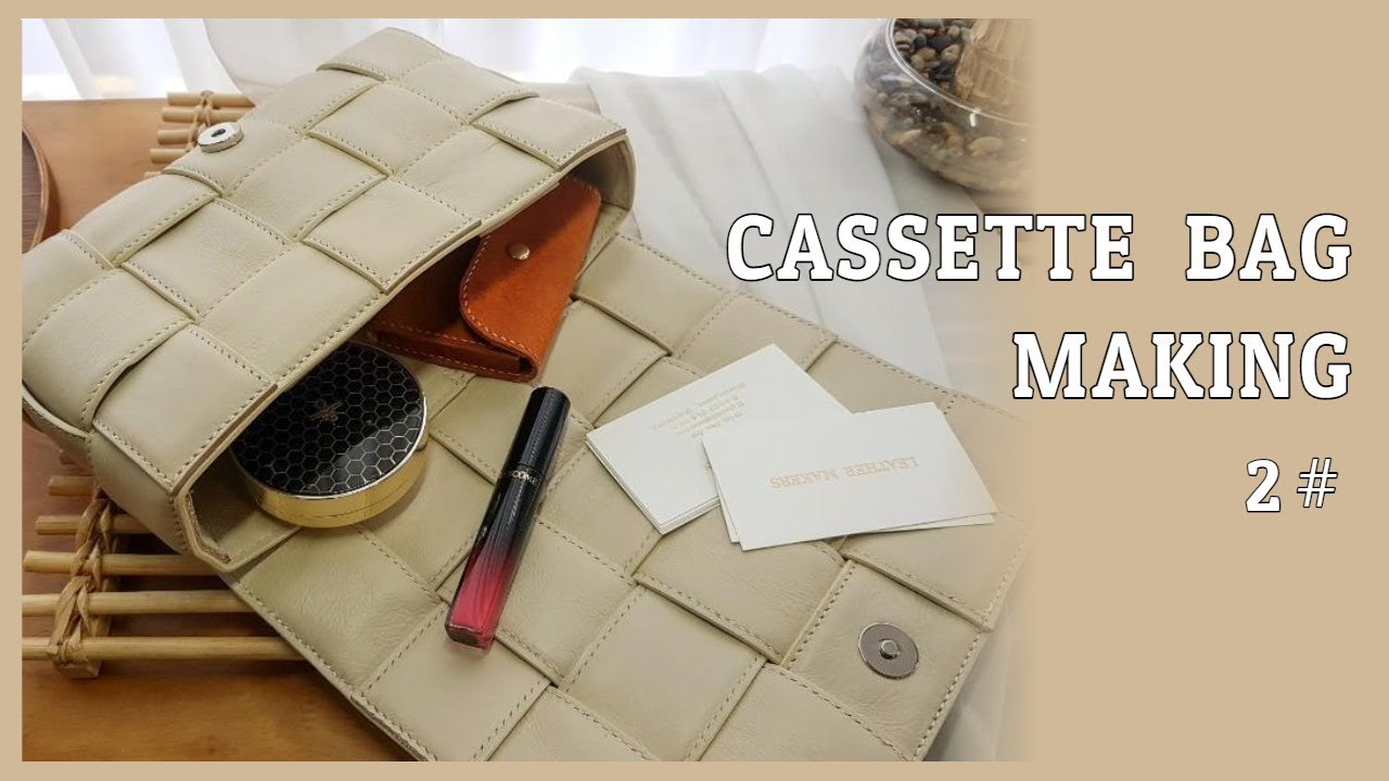 [LEATHER MAKERS] CASSETTE BAG MAKING 카세트백 만들기 #2