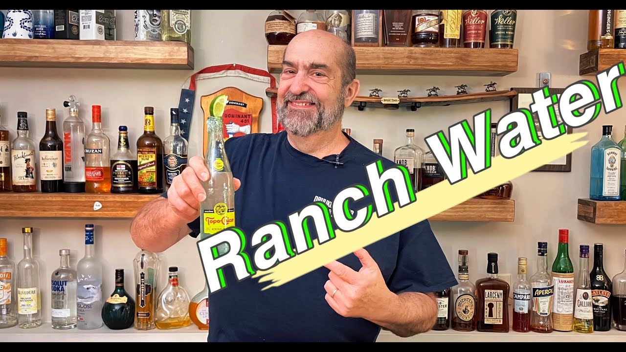 Making a Ranch Water Cocktail.