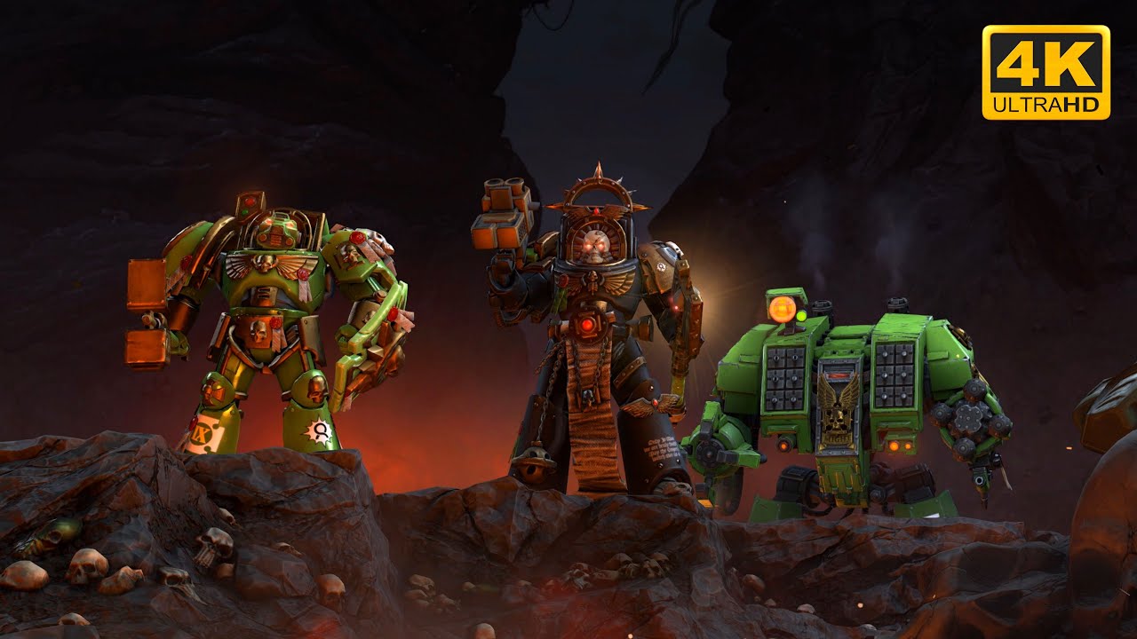 Space Marines - Direct Strike Mod - Gameplay Video - 4K Quality - Warhammer 40K Dawn Of War 3